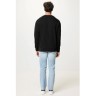 Iqoniq Kruger gerecycled katoen relaxed sweater, zwart-275021