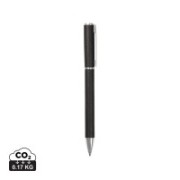 VINGA Timo RCS recycled aluminium pen, zwart