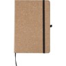 Gerecycled leren notitieboekje (A5) Gianna-334723