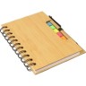 Draadgebonden notitieboekje met balpen Niall-307699