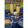 Bamboe en RVS, dubbelwandige thermosfles Yara-307180