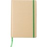 Gerecycled papieren notitieboek (A5) Gianni-308179