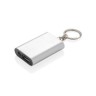 1.000 mAh sleutelhanger powerbank, zilver-340545