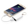 1.000 mAh sleutelhanger powerbank, zilver-315073