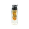 Afsluitbare waterfles met infuser, transparant-343485