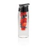 Afsluitbare waterfles met infuser, transparant-318013