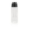 Afsluitbare waterfles met infuser, transparant-318018