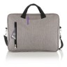 Canvas laptop tas PVC vrij, grijs-269587